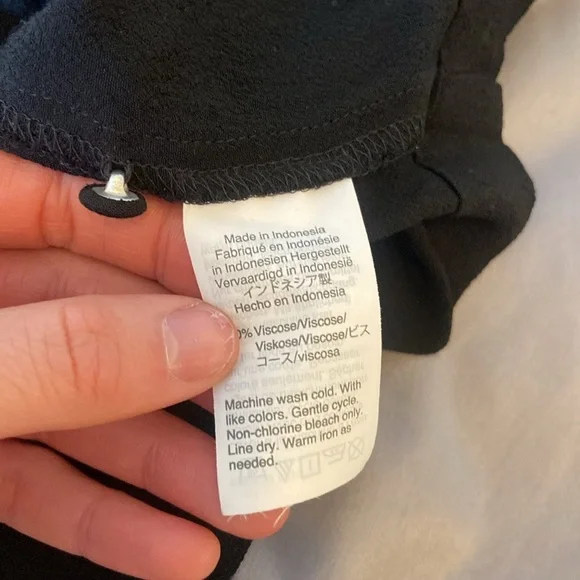 Madewell black boho flowy dress in black sz S - Picture 7 of 7